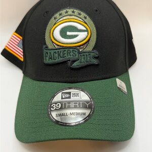 Green Bay Packers Salute To Service New Era Cap | Adjustable Small/Medium | NWT